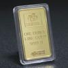 Gold Plated Layered Bullion Bar Switzerland Credit Commemorative Coin Goddess Coin Collection Home Decoration