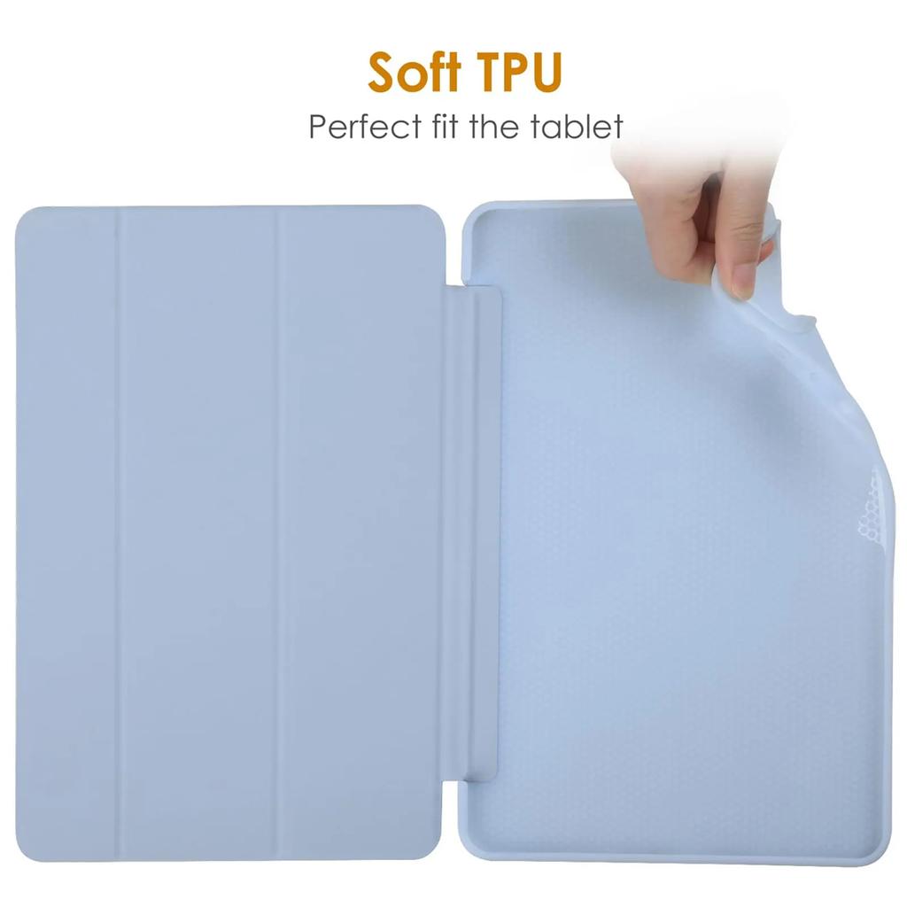 Tablet Case for Xiaomi Poco Pad (12.1 Inch) Thin Light Soft Triple Fold Auto Wake/Sleep Protective Cover for Redmi Pad Pro