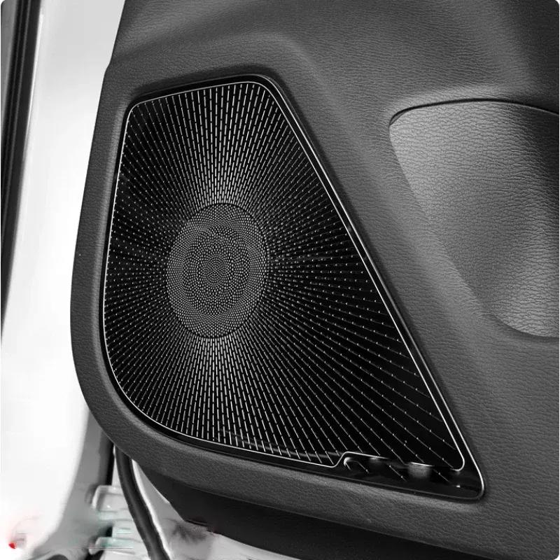 ABAIWAI Interior For Mitsubishi Outlander   2024 4 Door Audio Speaker Loudspeaker Frame Horn Decoration Cover Trim