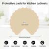 Tapis Faciles à Utiliser pour Meubles de Cuisine Durables Tapis de Rangement en Silicone pour Maisons Cuisine Protéger Tapis de Table Non Adhésif Kaki