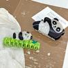 Okouzlující panda kreslená spona do vlasů - Vysoce kvalitní žraločí spona pro updo pro dívky