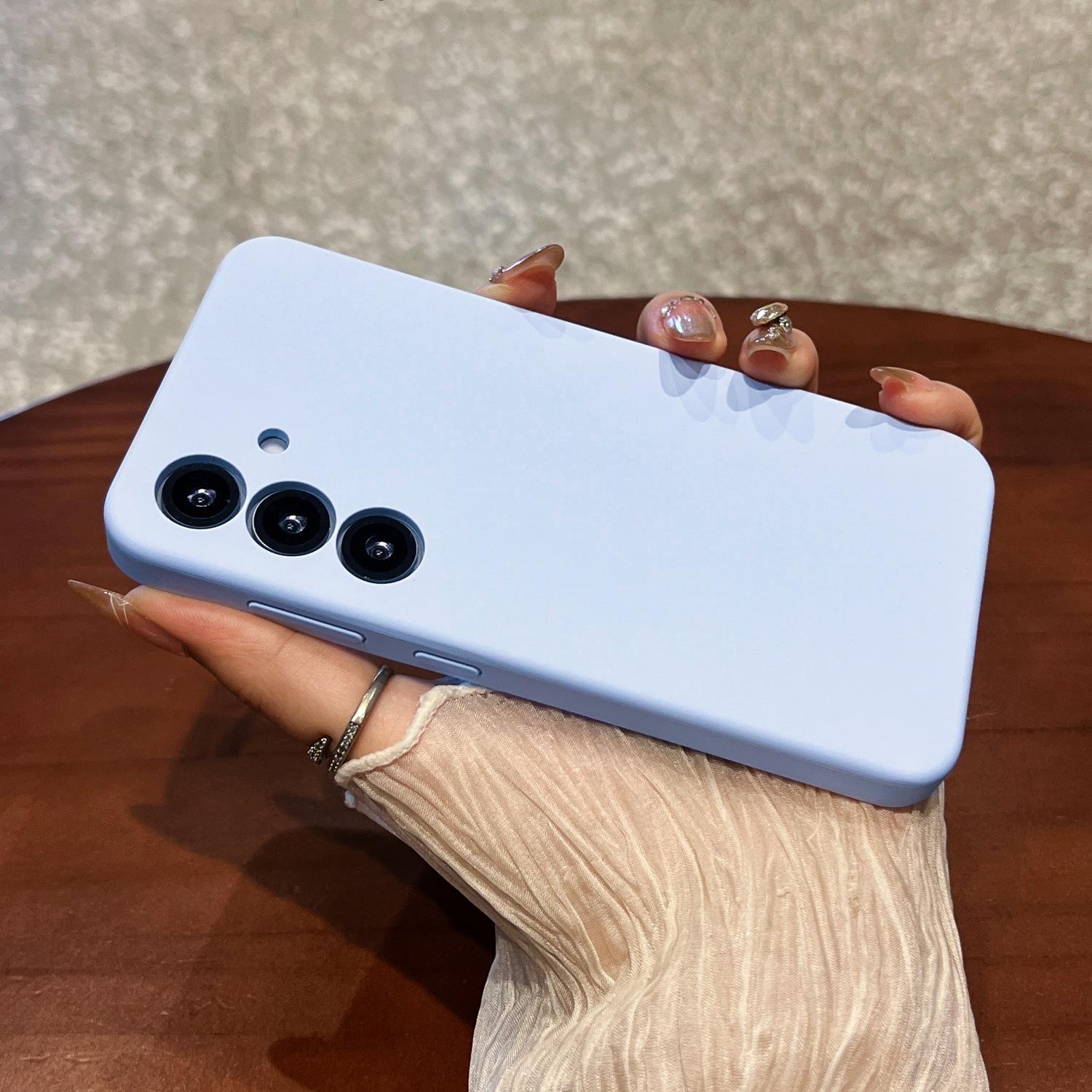 

Suitable for Samsung S25 Magnetic Suction Mobile Phone Case Liquid Silicone S25ultra Lens Full Cover Anti Fall Protection Case for Men and Women Samsung Galaxy S25