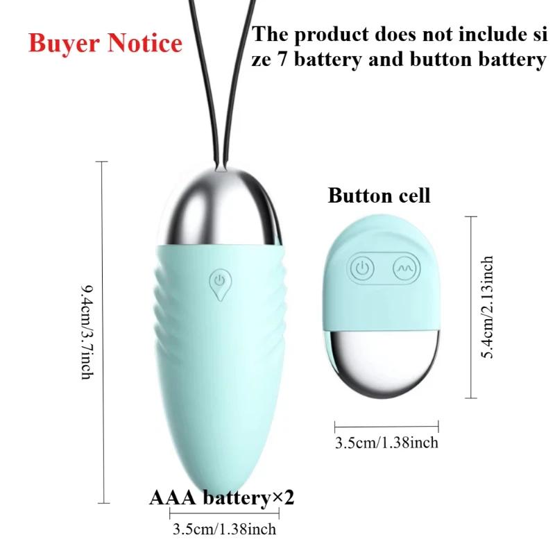 Wireless Remote Control Vibrator for Women 10 Speed Bullet Eggs Clitoris Stimulator Panties Ball Sex Toy