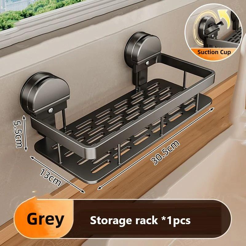 

Suction Cup Sink Shelf Dish Drainer Kitchen Sink Caddy Drain Rack Soap Dishwashing Sponge Holder for Kitchen Sink Organizer