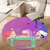 Hot Spring Spa, Chair Mat Round Rug Office Carpet, Machine Washable, Non Slip, Suitable for Living Rooms, Bedrooms
