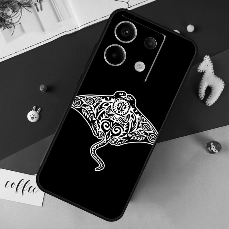 Animal Manta Ray Case For Xiaomi Redmi Note 14 12 11 10 9 13 Pro 11S 12S Redmi 15 14C 10C 12C 13C 15C Cover