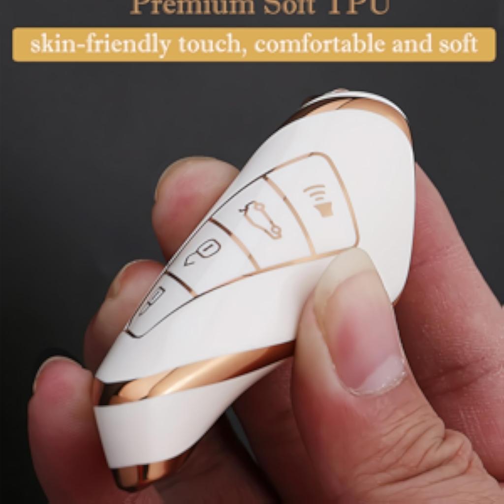 Für Lexus Schlüsselanhänger-Abdeckung, für Lexus ES RX GS GX is LC LS NX RS LX RC Premium Soft TPU Vollständiger Schutz Schlüsselanhänger-Hülle Fernbedienungsschlüsselhalter