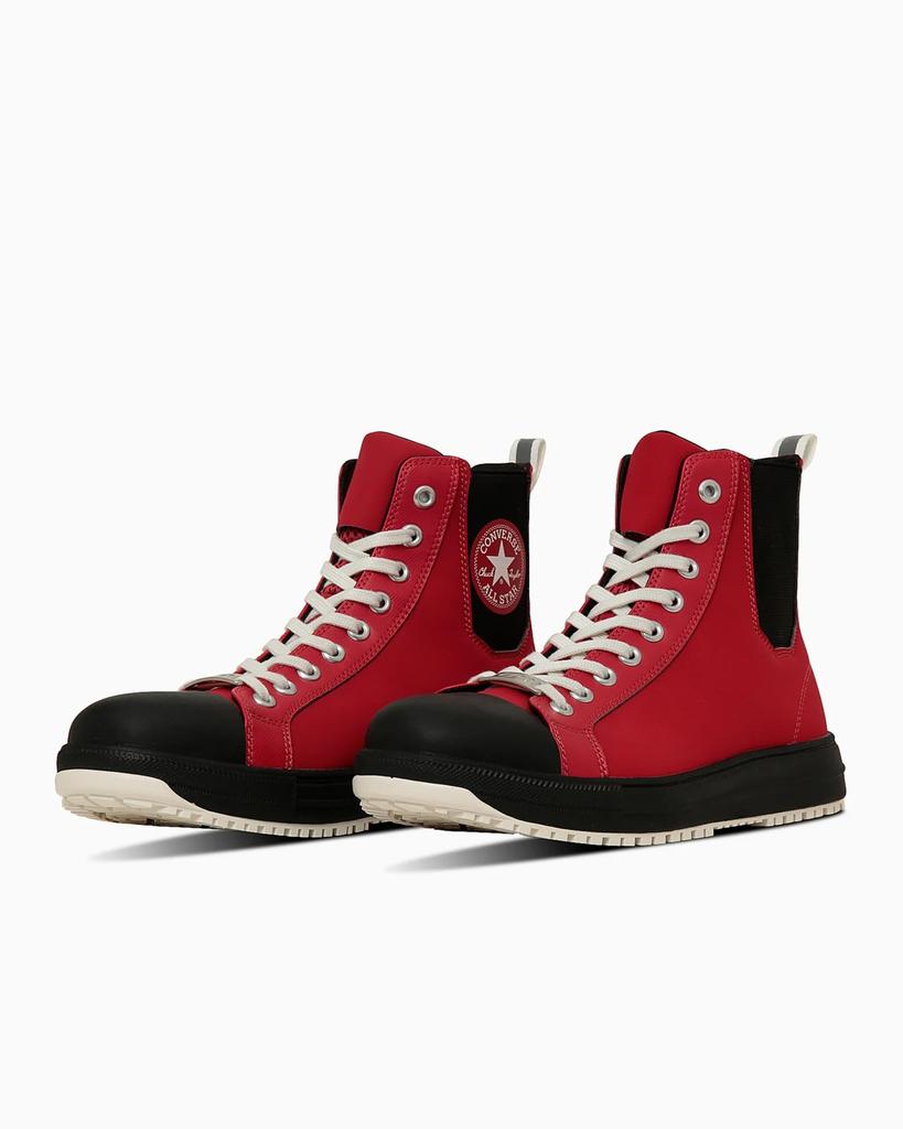 Converse AS PS Sidegore DB Hi Safety Work and Protective Sneakers Type Size cm Shoes, Shoes, (JSAA A), Red, 26.5