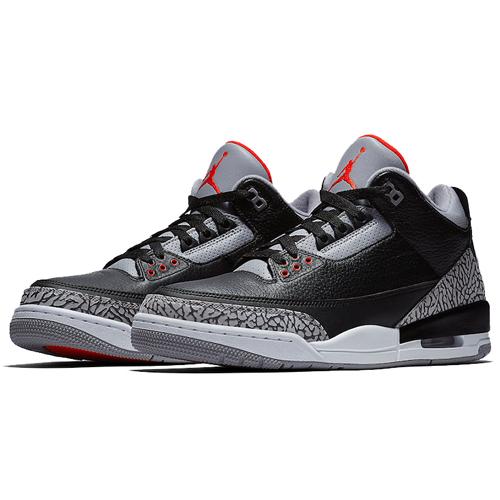 New Jordan 3 Retro Black Cement 2018 854262-001