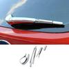 Chrome Rear Window Rain Wiper Cover Trim 4PCS Fit For Ford Focus ST RS 2012-2014