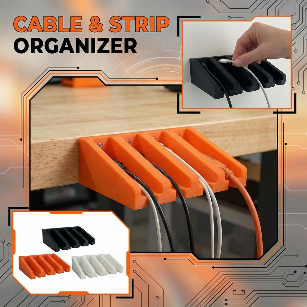 3D Printing Strip Clamp Clip Clamp Fixed Bracket