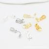 Gold-packed 18K Color-preserving Anti-allergic Ear Clip Converter Painless Triangle Clip Accessories DIY Earrings Jewelry Accessories A29