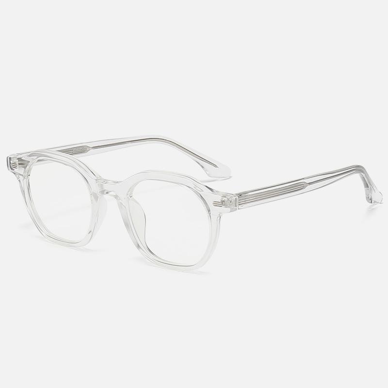 Retro Herren- und Damen-Tr90-Stift-Stift-Blaulichtschutz-Brillenfassung Myopie kann angepasst werden