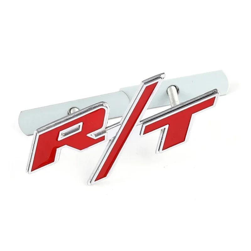 Car Front Grille Emblem for Dodge RT RAM Journey Jcuv Charger Challenger Caliber Nitro Alloy Auto Body Styling Accessories T999