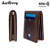 Baellerry Men's Fashion Carbon Fiber RFID Protection Wallet Multi-Function Billfold Magnetic Defense Coin Purse Card Holder