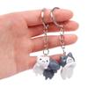 Charm PVC Key Ring Random Key Chains Bag Pendant Lucky Cat Keychain Cat Keyring Kitten Key Chain
