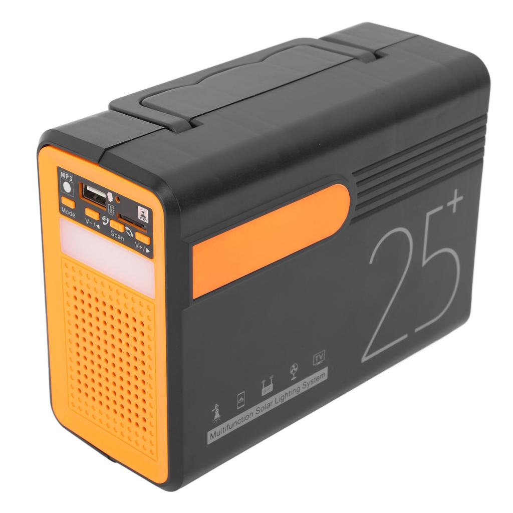 12V Portable Power Station Camping Solar Generator with Solar Panel for Outdoor Stall Setting