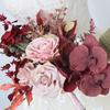 Bridal Bouquets for Wedding Party, Artificial Rose Wedding Bouquet with Pearl 55KF
