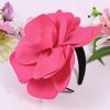 Luxury Fabric Flower Headband for Women Oversized Cloth Hairband for Party Evening Events Elegant Boho Bridal Hair Accessory