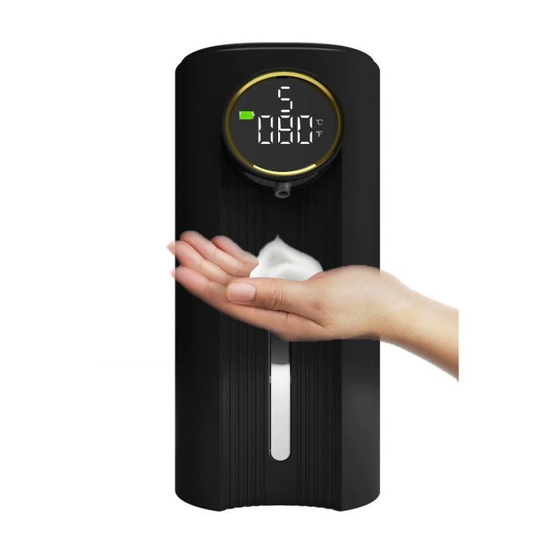 Touchless Desk Soap Dispenser With Foam And Gel Options For Home Office Hygiene