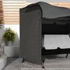 205 X 124cm Three-Seater Swing Chair Protective Cover Dark Grey