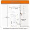 Cobbe No-Punch Wall-Mounted Gunmetal Grey Space Aluminum Towel Rack with Hooks