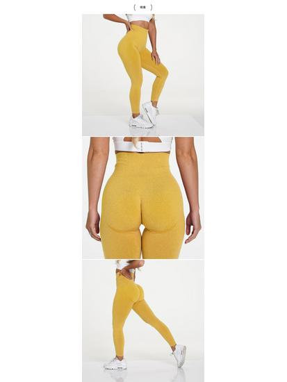 Seamless Butt-Lifting Yoga Pants - Moon Design, Moisture-Wicking, Sexy Fit for Women