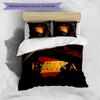 Spain Football Printed Bedding 3 Piece Set Cozy Breathable Bed Cover Set As Housewarming Holiday Gift