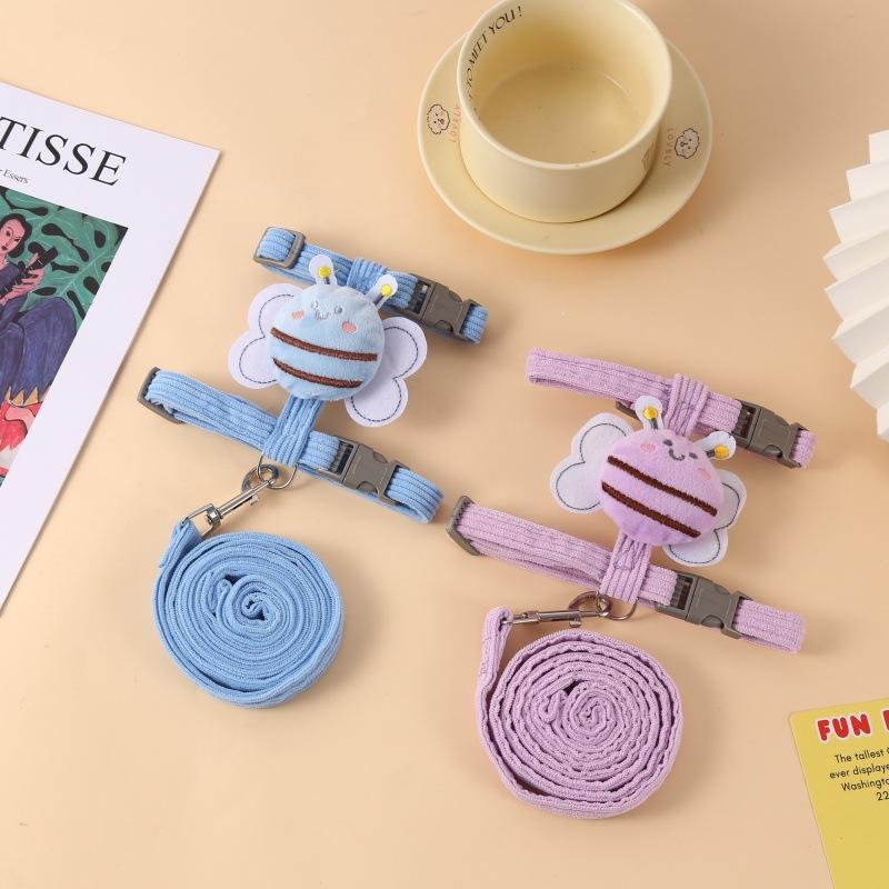 Cat Leash Anti-break Free Go Out Special Cat Vest Chest Strap Small Dog Anti-run Walk