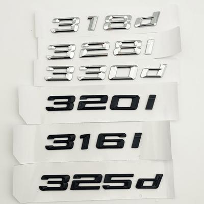 3D ABS černá 320i 316i 318i 330i 335i 340i 316d 318d 330d 320d Nálepka se znakem pro E46 E90 F30 Autodoplňky