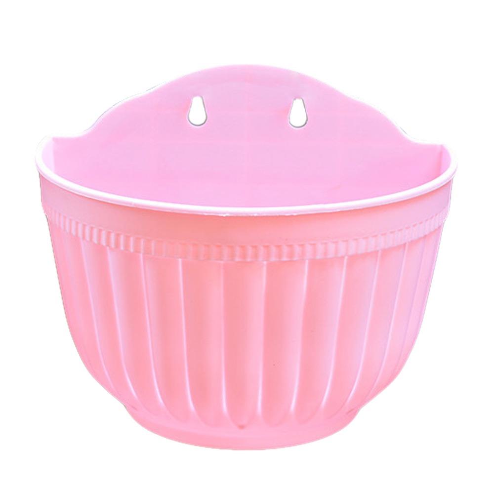 Colorful Flower Pot Semi-circular Succulent Hanging Gift Plant Holder Home Garden