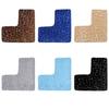 Non-slip Bath Mat Cobblestone Bathroom Rug NEW Durable Corner Mat