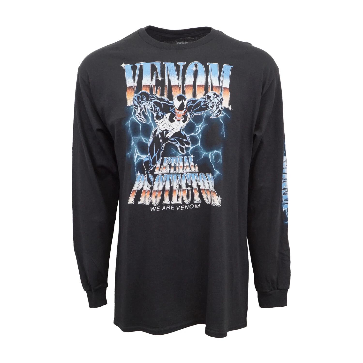 Unisex Adult Casual Movie WE ARE VENOM OFFICIAL T SHIRT LONG SLEEVE... L
