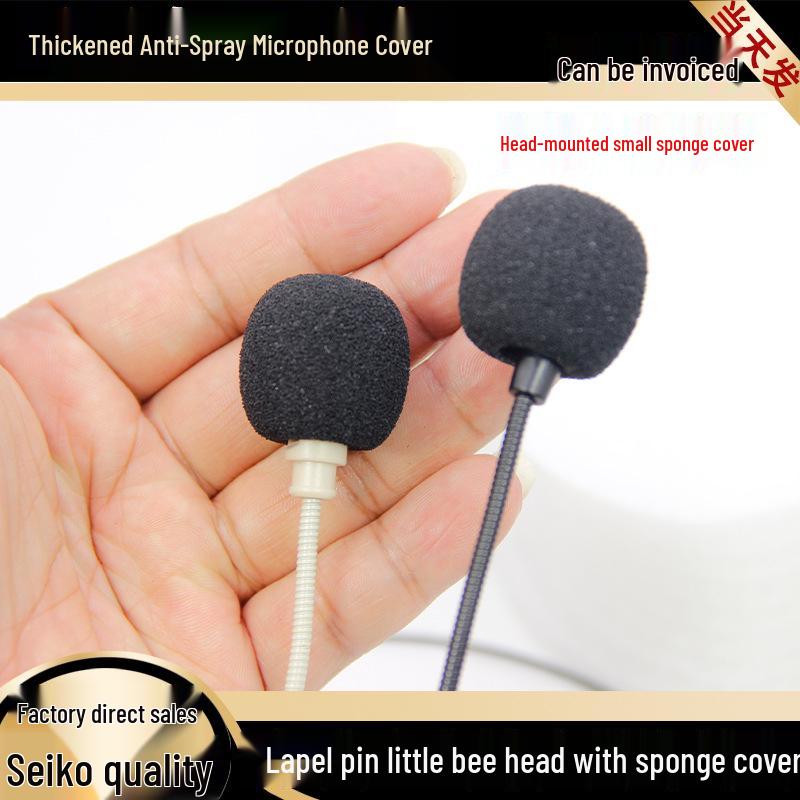 Little Bee Universal Headset with Mic Windscreen and Lapel Clip
