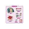 Takara Tomy Licca-chan Exciting Overnight Camping Dress-Up Play Toy for Ages 3 and Up