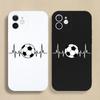 Funny Football Graphic Phone Case For iPhone 17 16 15 14 13 12 11 Pro Max Mini SE4 7 8 Plus 17E Shockproof Silicone Soft Cover