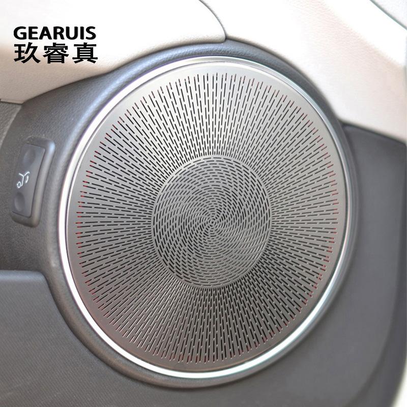 

Для Mercedes Benz C Class W204 2007-2014 Дверная панель автомобиля Панель громкоговорителя Панель стерео аудио динамик Наклейка Наклейка Отделка Авто