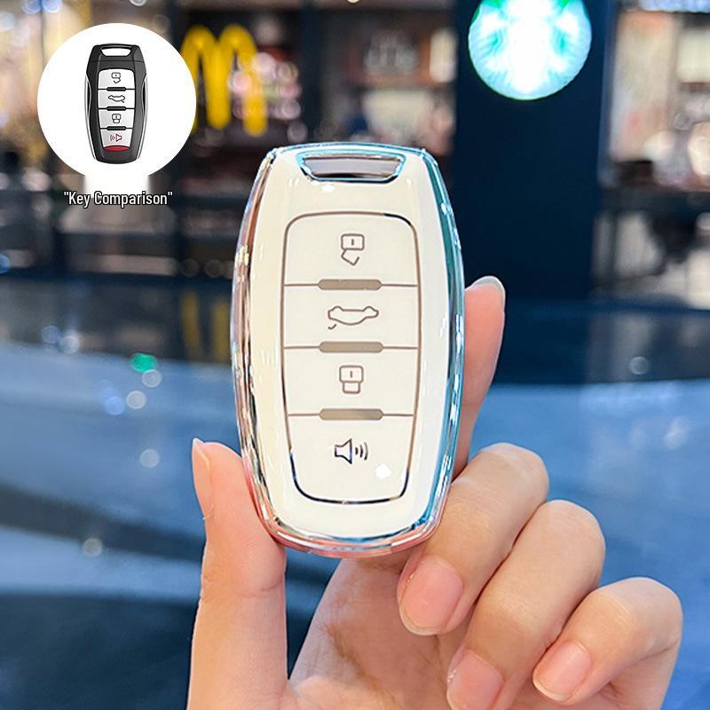 Key Cover for 2024 Haval Big Dog: Fits 23mm Chitu H6, 22mm New H9 Buckle, 19mm Old M6 Case - Simple Design