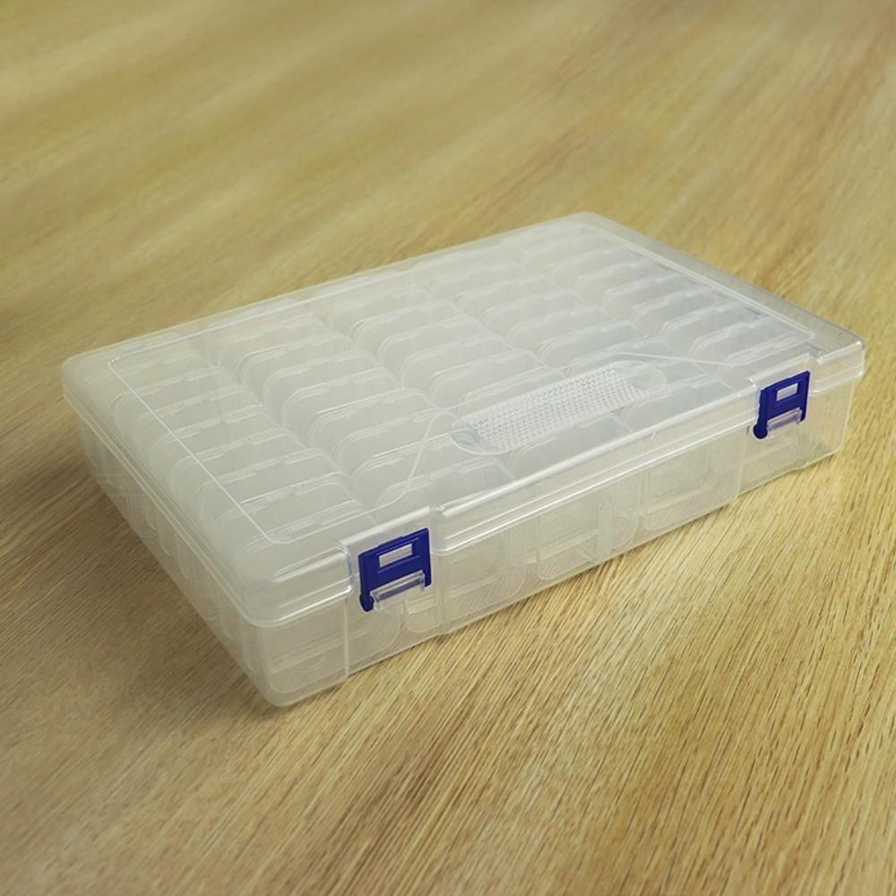 45 Grids Rhinestone Nail Design Organize Plastic Pudding Bean Container  Craft Storage