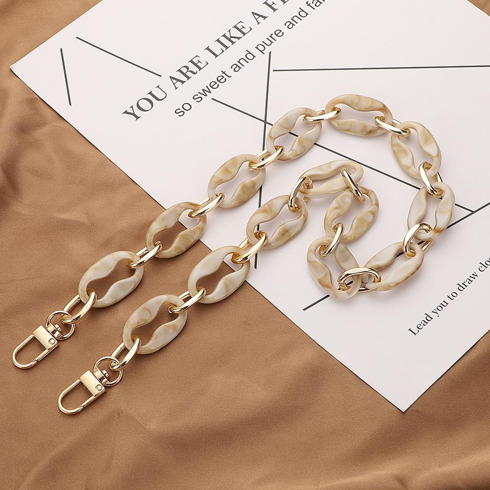 1Pcs New 40/60cm Acrylic Handbag Chains Shoulder Bag Strap DIY Purse Chain Resin Chains Handles Belt Parts Bag Accessories