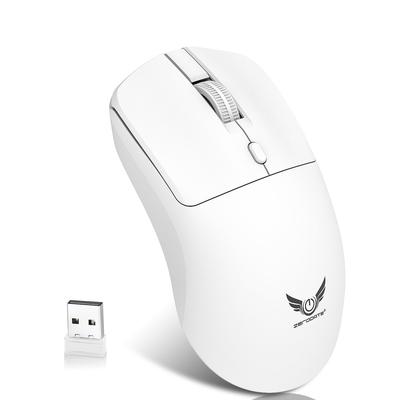 Mouse Wireless, USB Wireless 2.4GHz, Silențios, Dimensiune Medie, Design Ambidextru, Optic, Ușor, Portabil, Comutare DPI pe 3 Niveluri, Ergonomic
