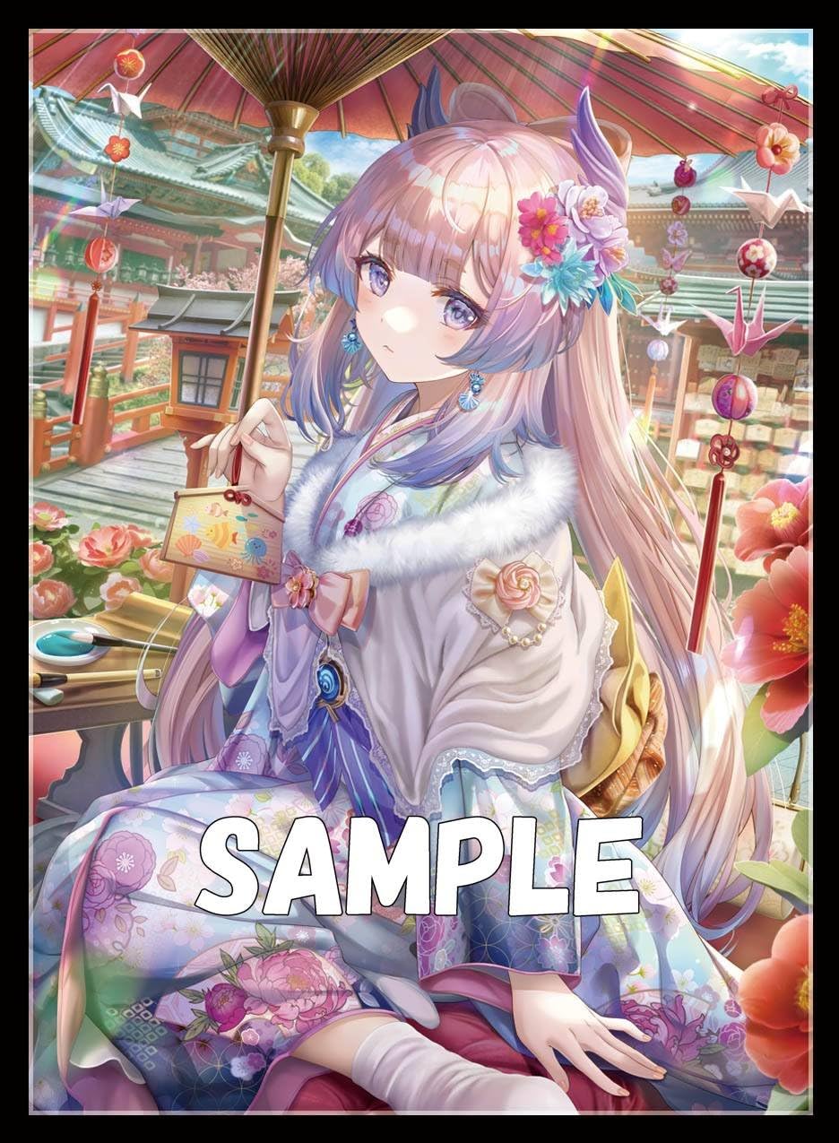 

Midnight Blue Standard Size Sleeve Sangogu Shinkai Genshin (New Year)/illust torino [Air Sankuri/March 2023]