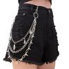 Hiphop Street Skirt Decoration Belt Luxury Women Metal Belt Hollows Out Belt for Enhancing Everyday and Event Outfits