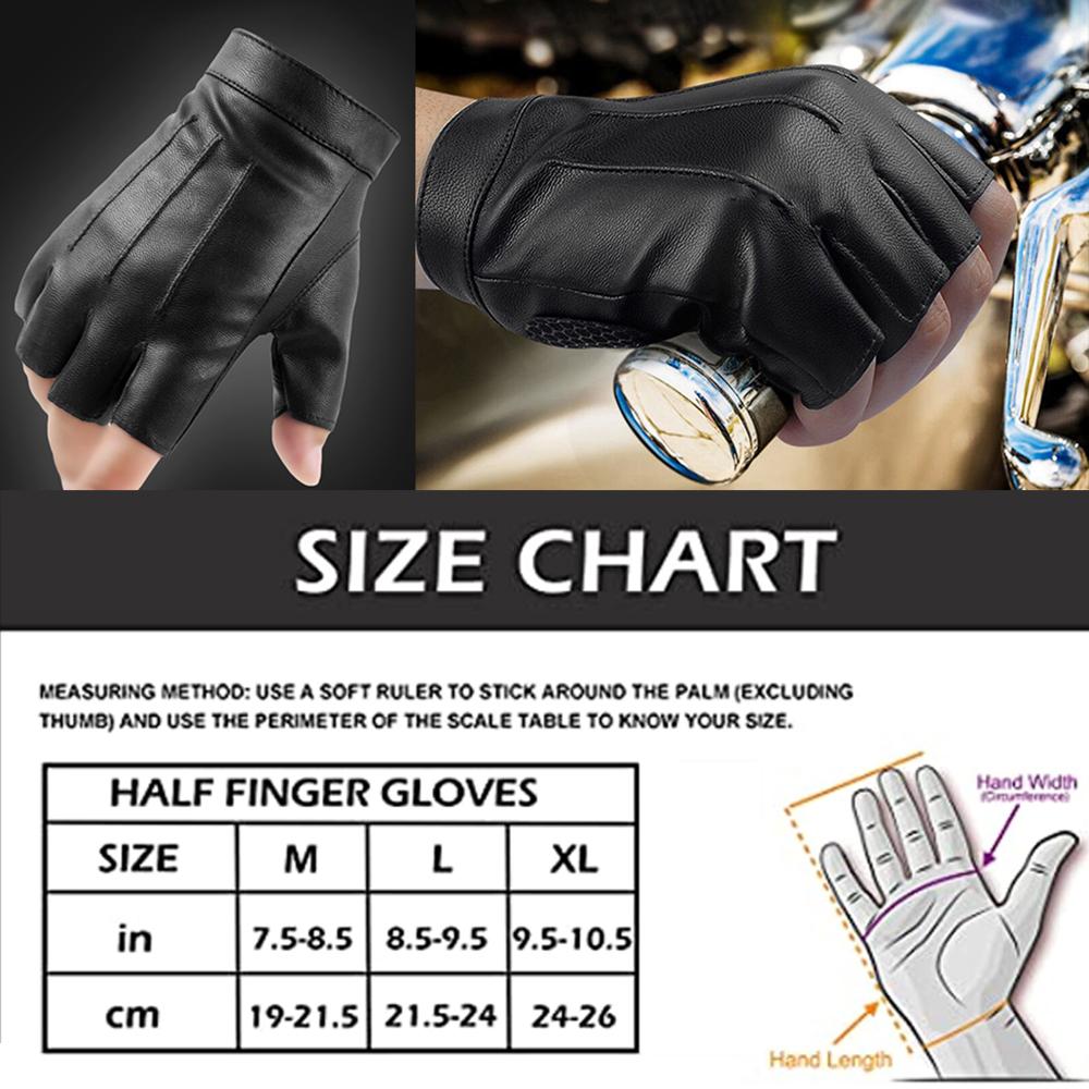 Winter Furry Half Finger Driving Pu Leather Gloves,Outdoor Sports With Anti-Slip Layer Gloves For Men Women Motorcycle
