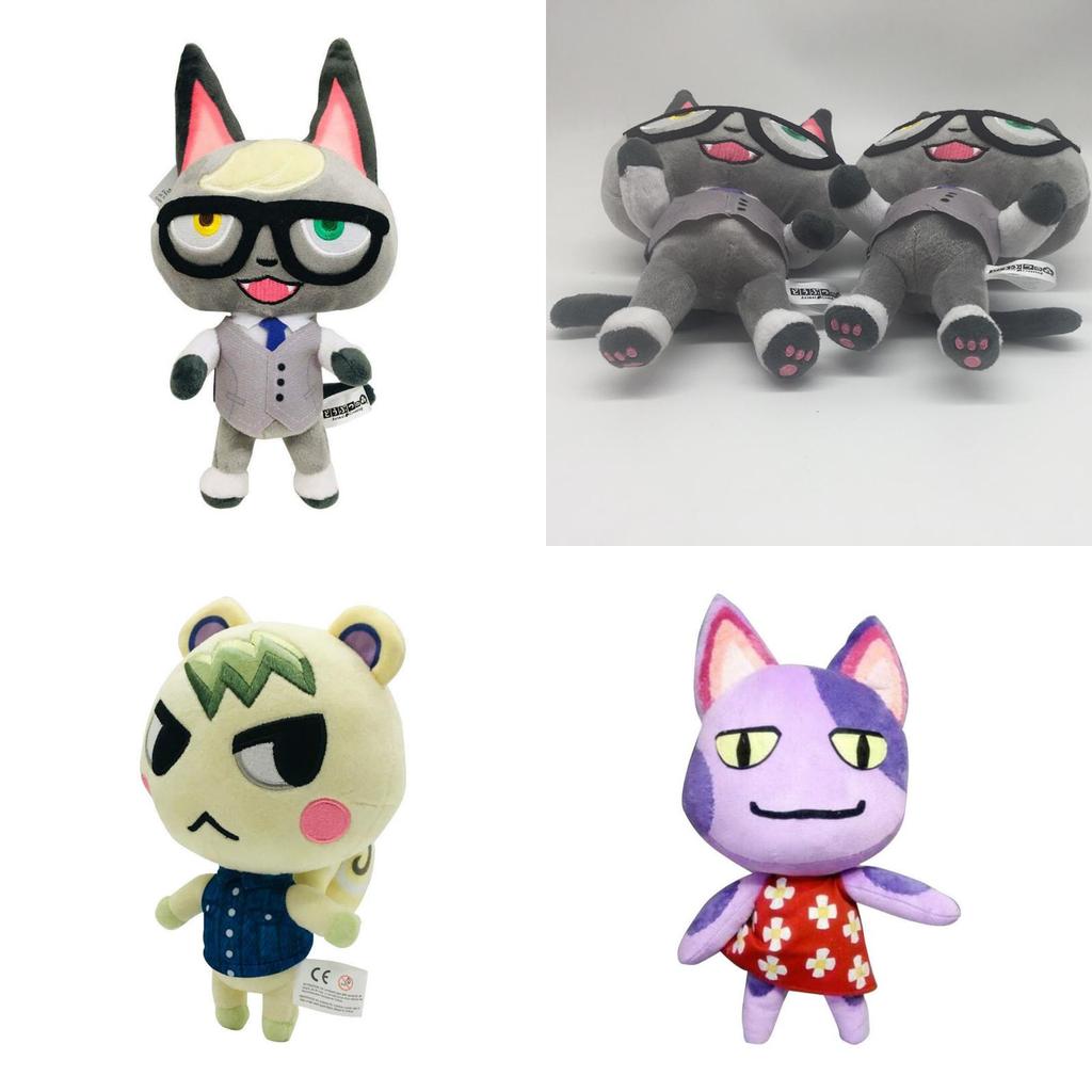 Soft And Adorable Animal Crossing Stitches Bob Marshal Raymond 8-inch Plush Toy Doll