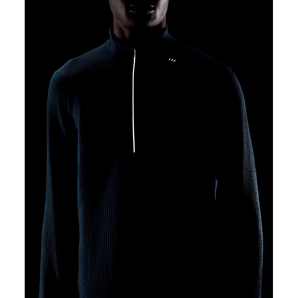 Lululemon Waffle Knit Half Zip Indochine Blue