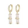 2023 Elegant Retro Bamboo Hoop Earrings for Women - Niche Chinese Design.