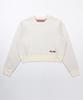BADBLOOD Classic Big Logo Crewneck Sweater - Cream
