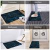 Dark Water Marble Front Door Floor Entrance Mats Outdoor Abstract Texture Kitchen Bathroom Doormat Bedroom Carpet Rug