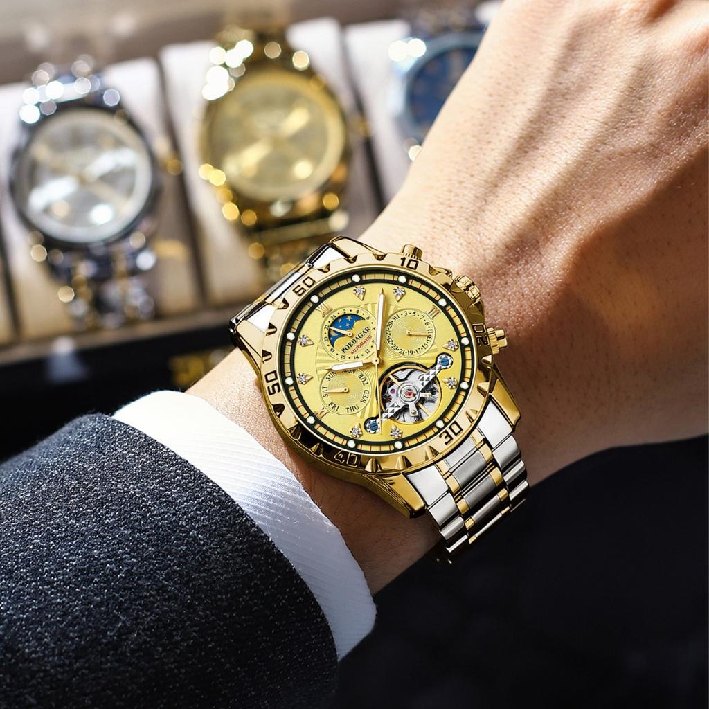 Mechanical Watch Waterproof Multifunctional Luxury Men'S Watch